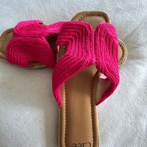 Salt Water Sandals by Hoy - Vibrant Pink Sandals